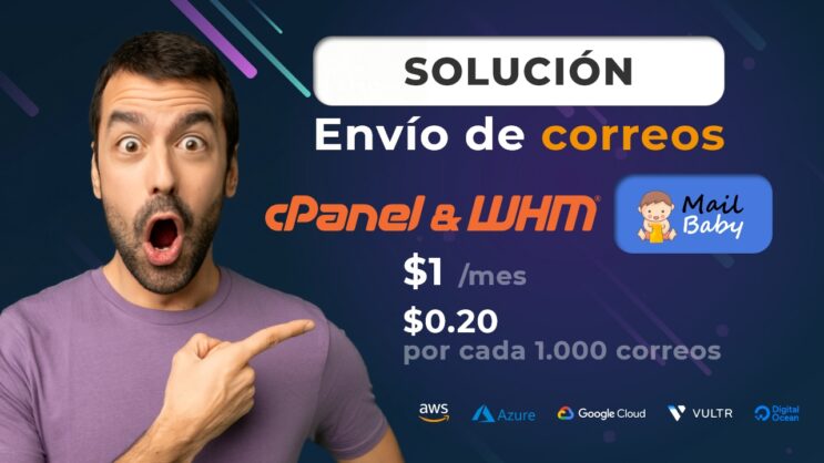 envío de correos desde Servidor cPanel con MailBaby